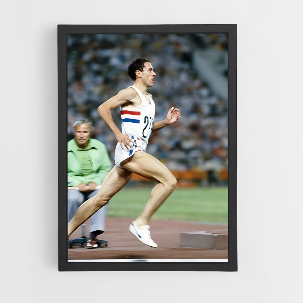 Poster L'Homme du Sprint – affiche Athlétisme (vue 2)